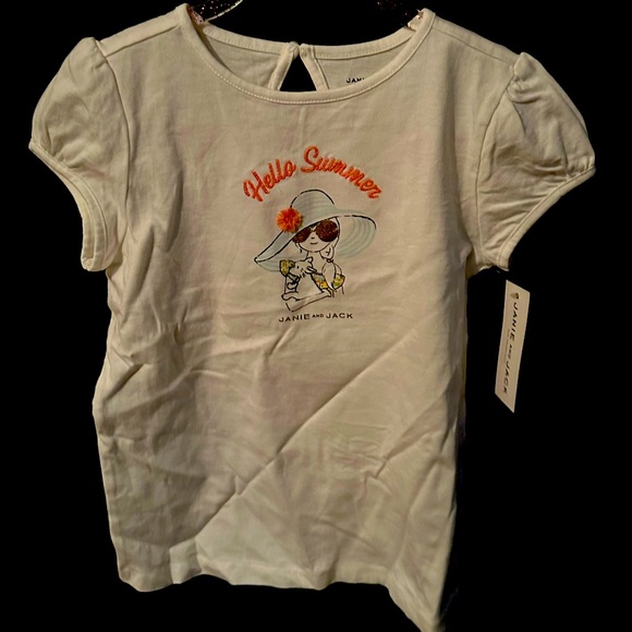 Janie and Jack | Shirts &amp; Tops | Janie And Jack Hello Summer Tshirt ...